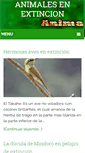 Mobile Screenshot of animales-en-extincion.info